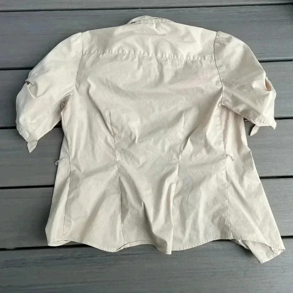 AGB Button‎ Down Blouse Size Small - Picture 2 of 5